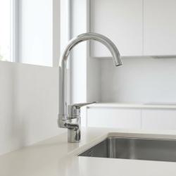 Aquanello Casa Kitchen mixer tap Chrome with top lever CR-1202-CS